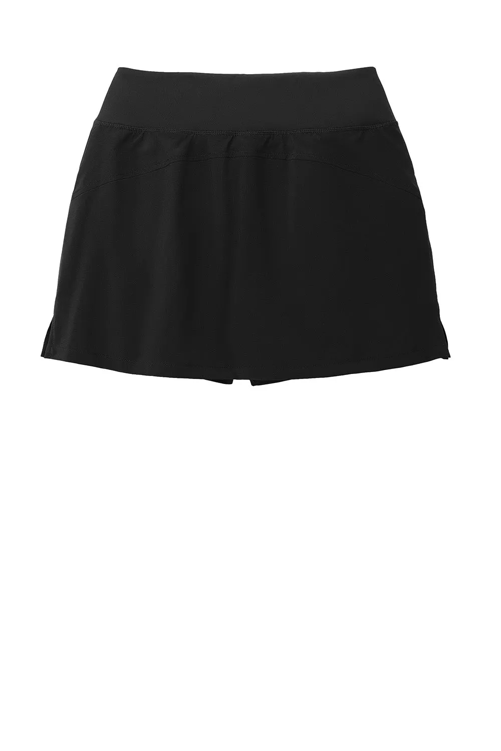 Sport-Tek Womens Repeat Moisture Wicking Skorts w/ Pockets - Black