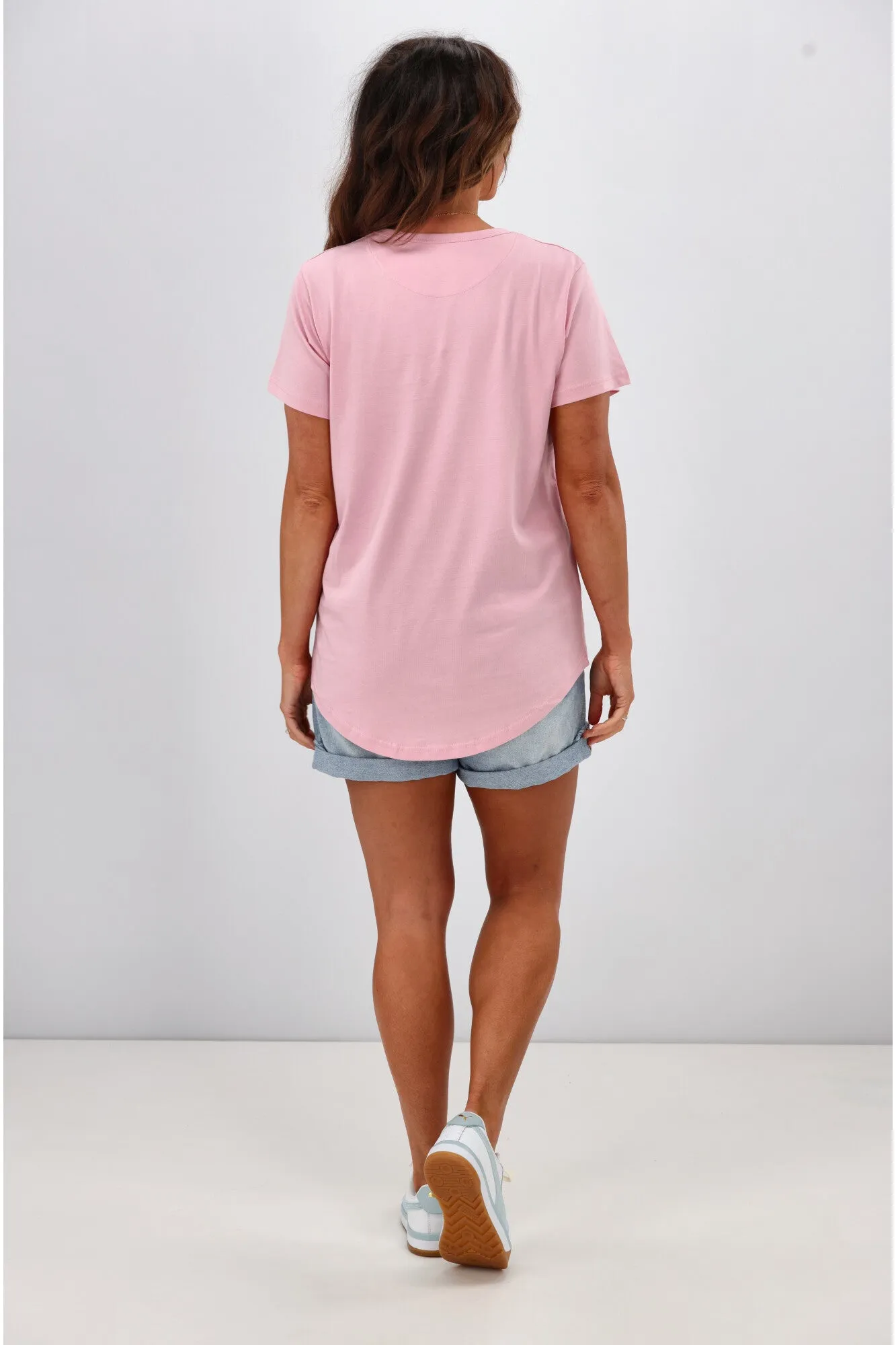 Stella   Gemma T-Shirt Pink With Leopard Lips