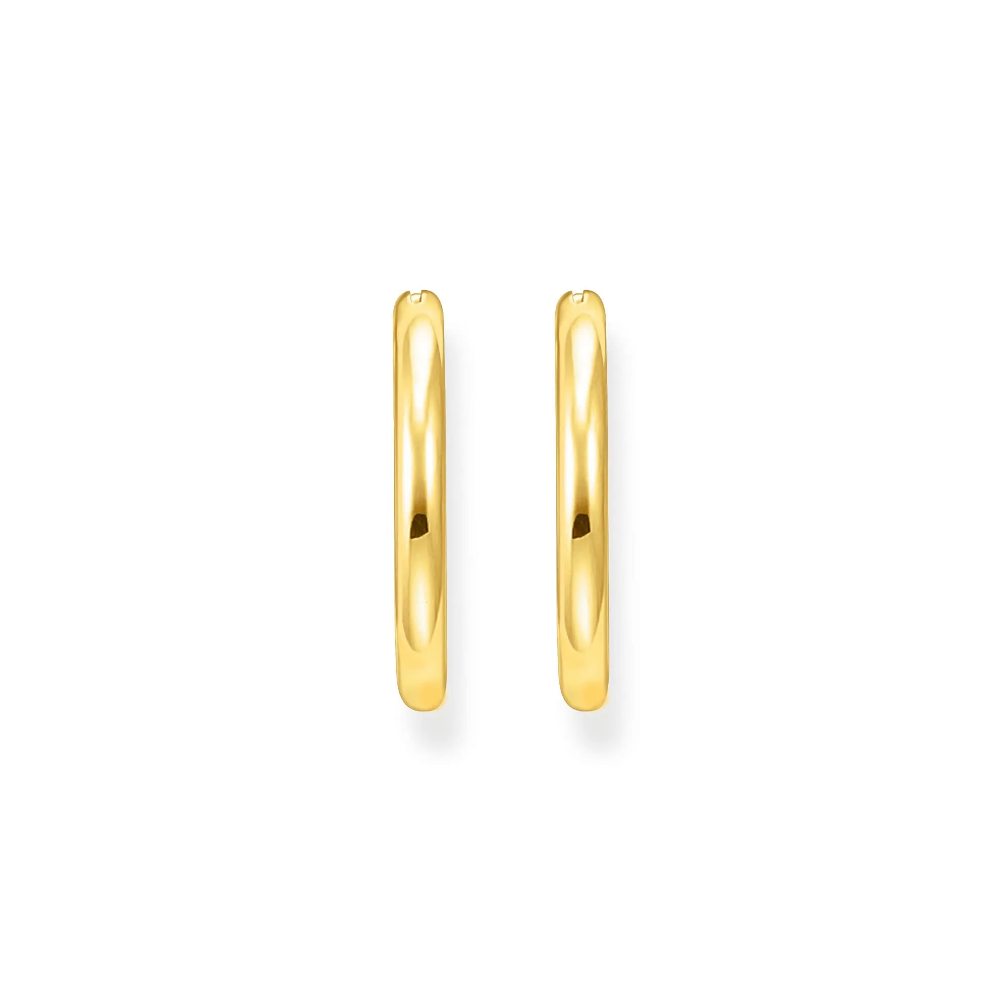 Sterling Silver Bold Elegance Gold Plated Classic Hoop Earrings CR745-413-39 Thomas Sabo Earrings