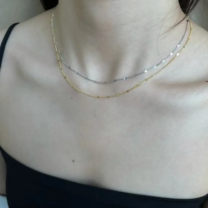 Sterling Silver Rhodium Plated Chain ERLN025 Ania Haie Jewellery
