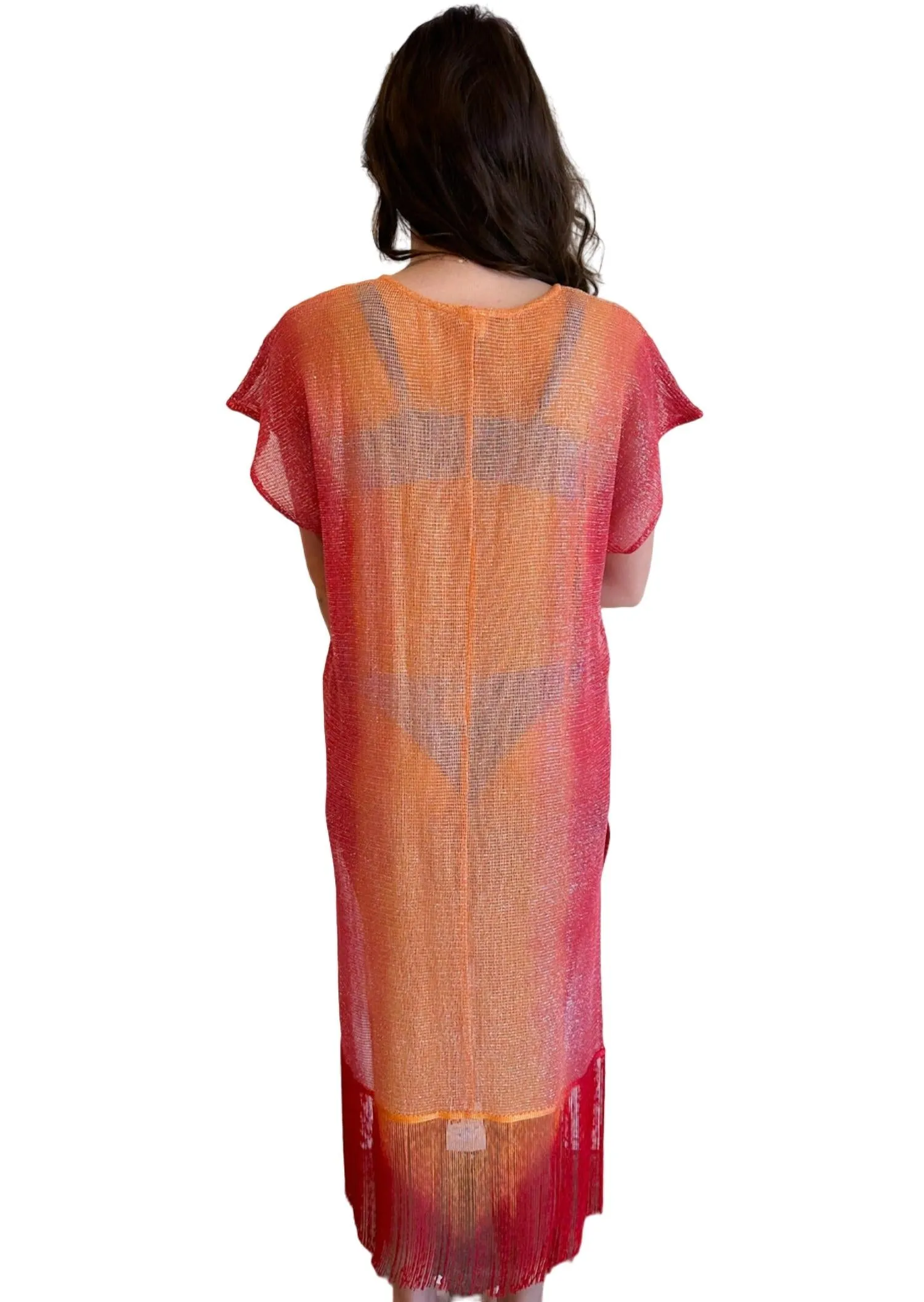 Sunset Shimmer Cover Up In Rust