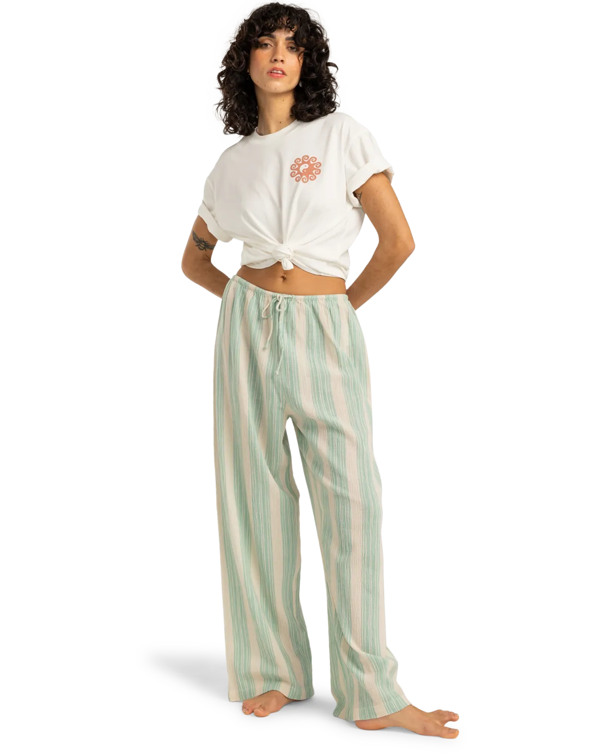 Sunshine Living T-Shirt in Salt Crystal