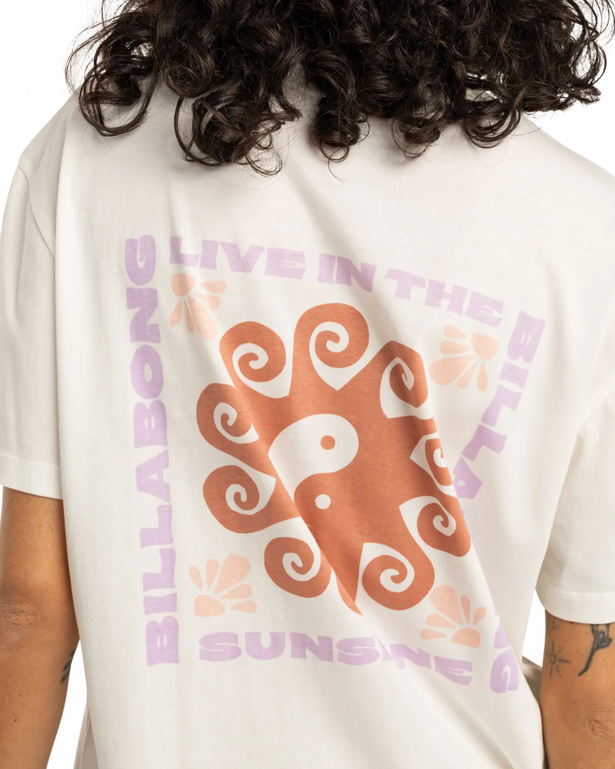 Sunshine Living T-Shirt in Salt Crystal