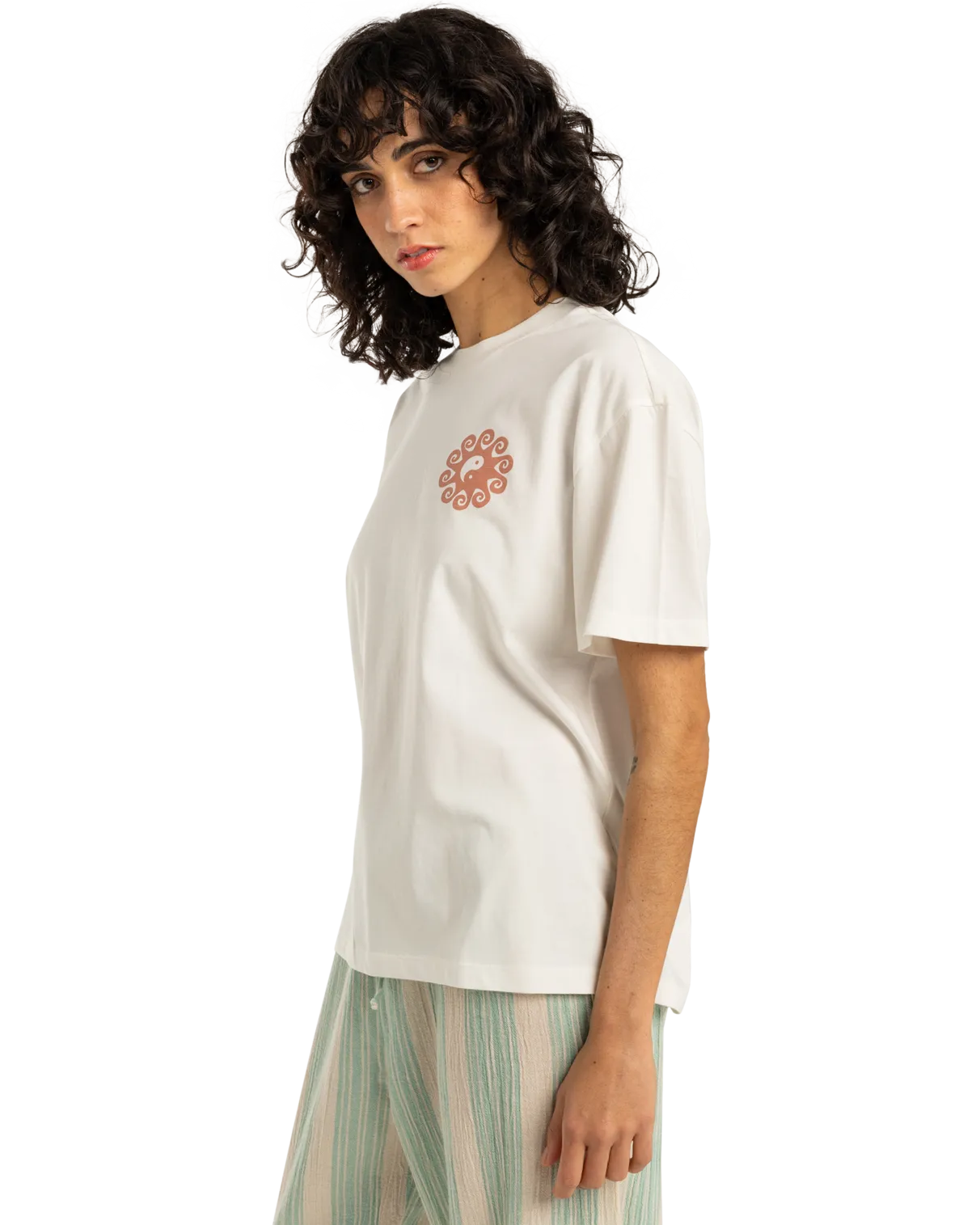 Sunshine Living T-Shirt in Salt Crystal