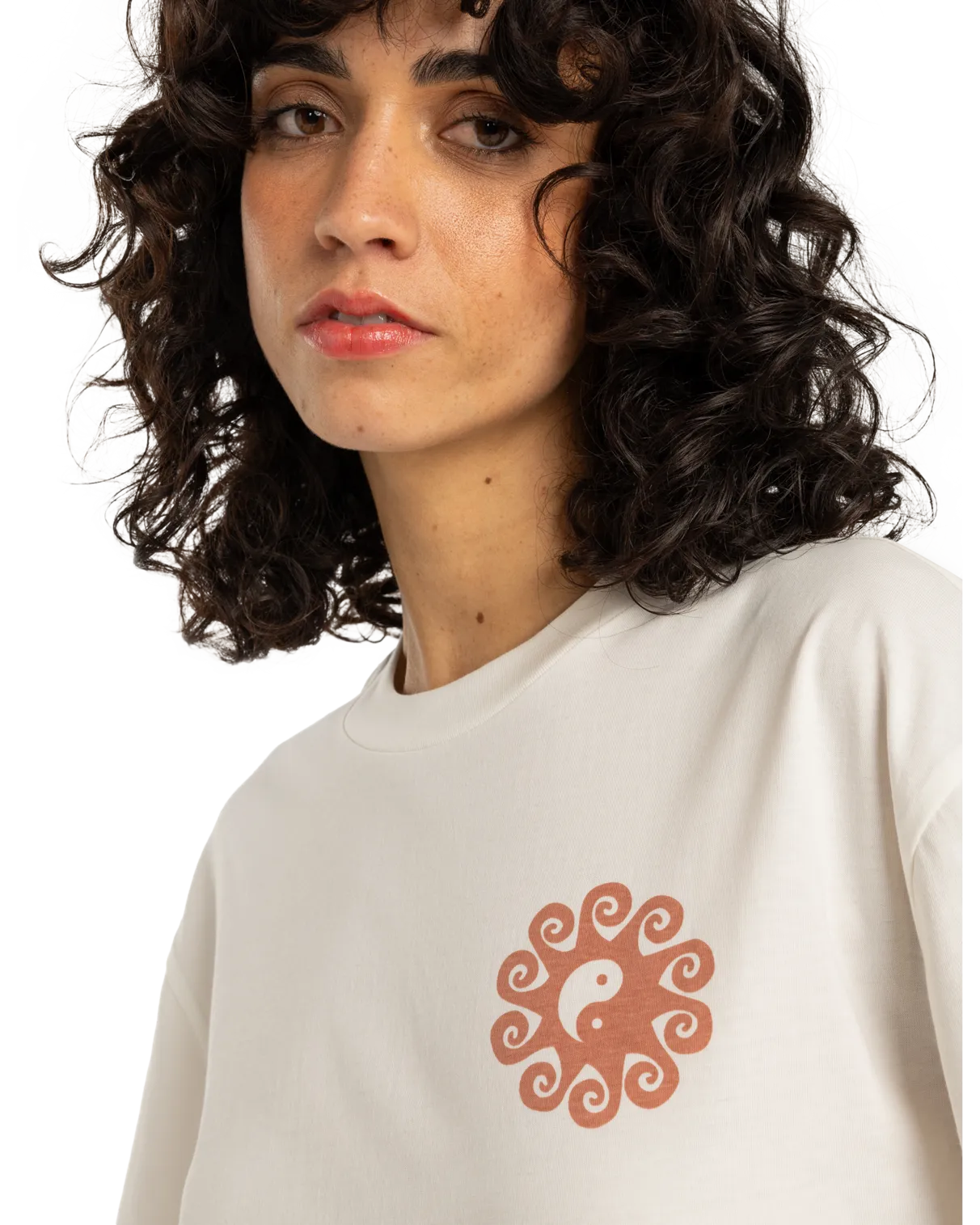 Sunshine Living T-Shirt in Salt Crystal