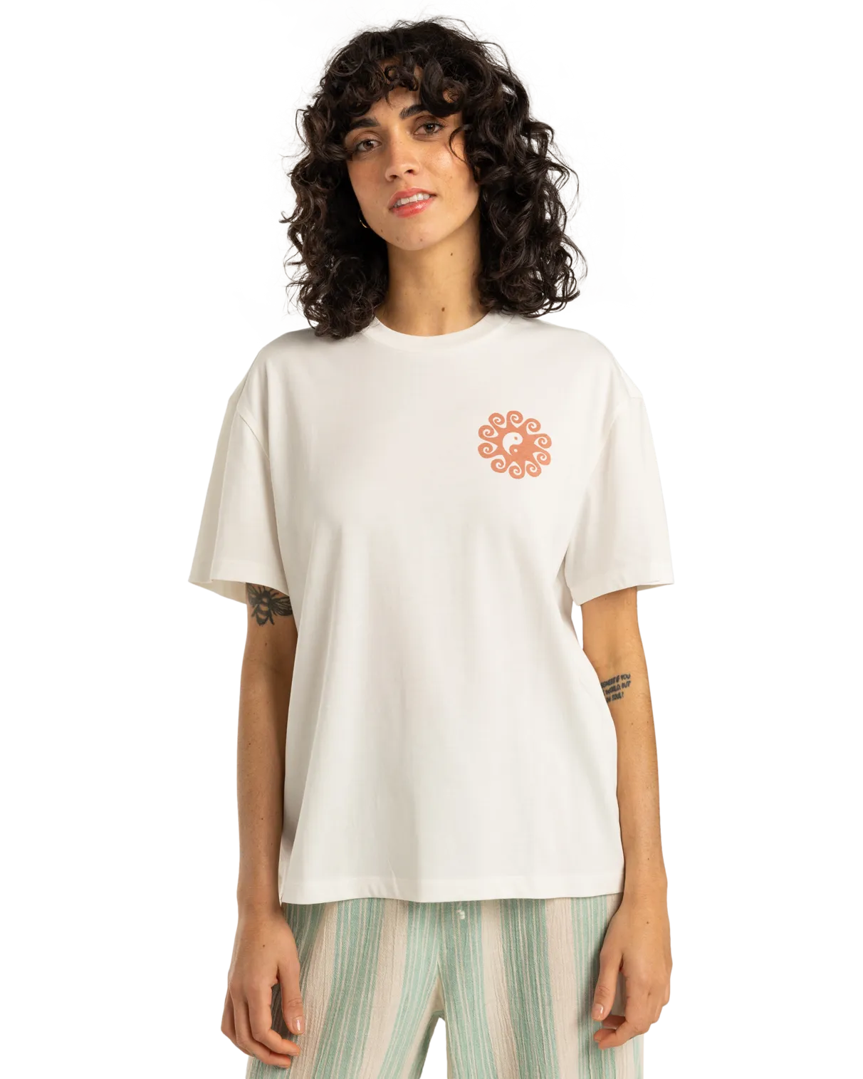 Sunshine Living T-Shirt in Salt Crystal
