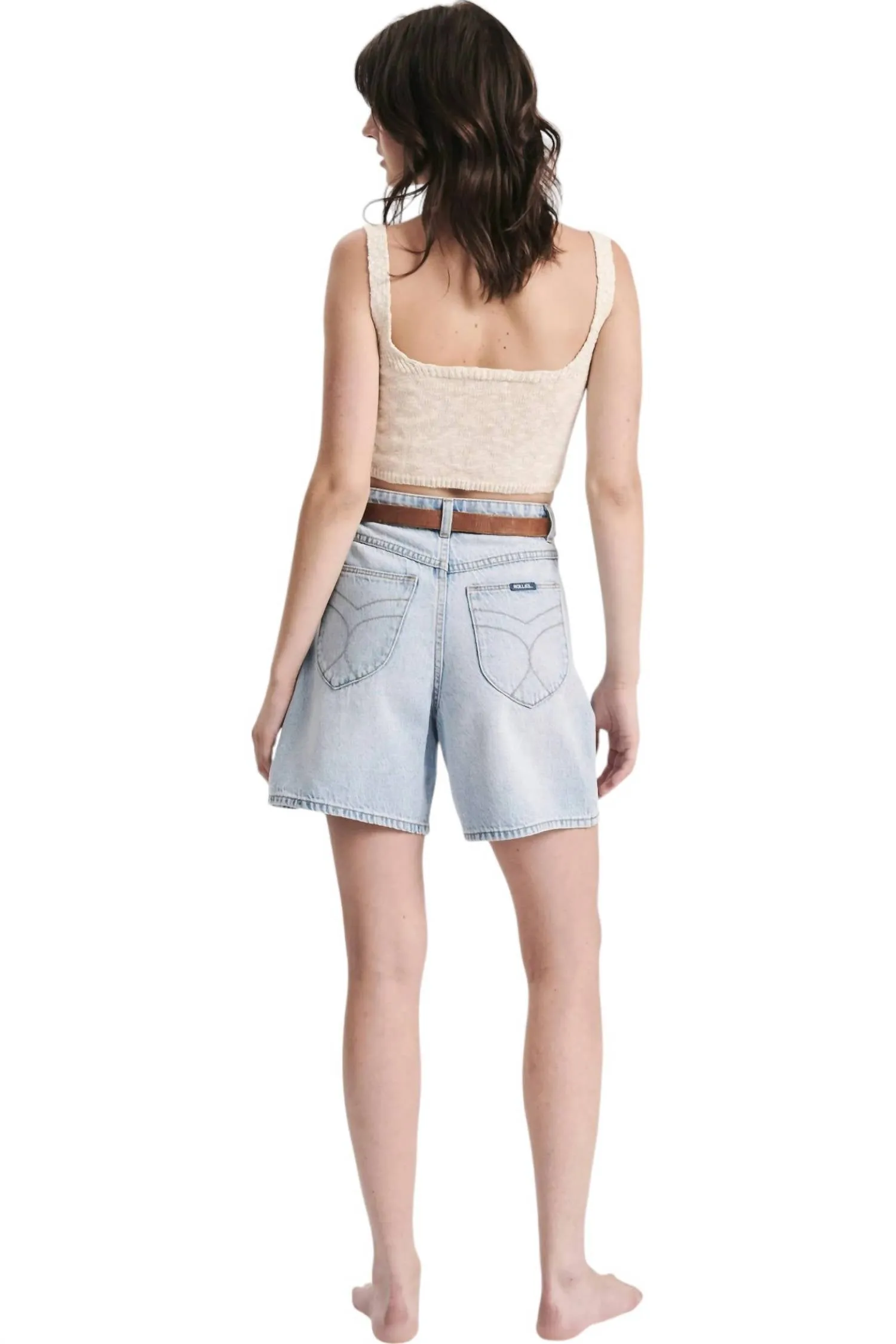 Super Mirage Shorts In Lyocell Blue