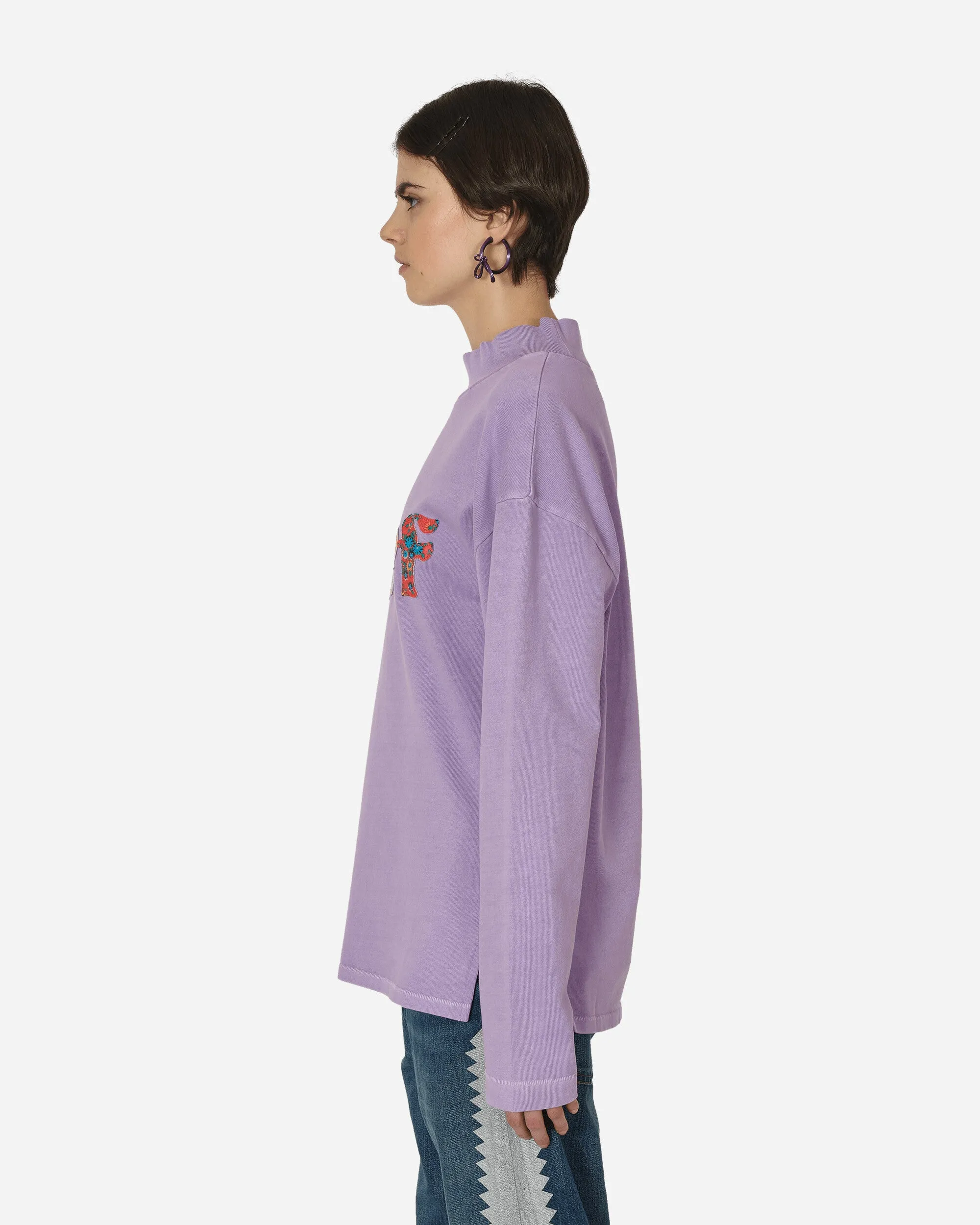 Surf Patch Longsleeve T-Shirt Purple