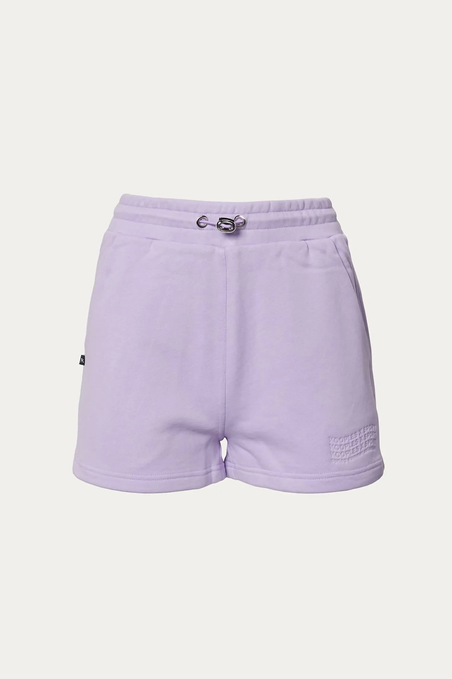 Sweat Short With Logo In Purple