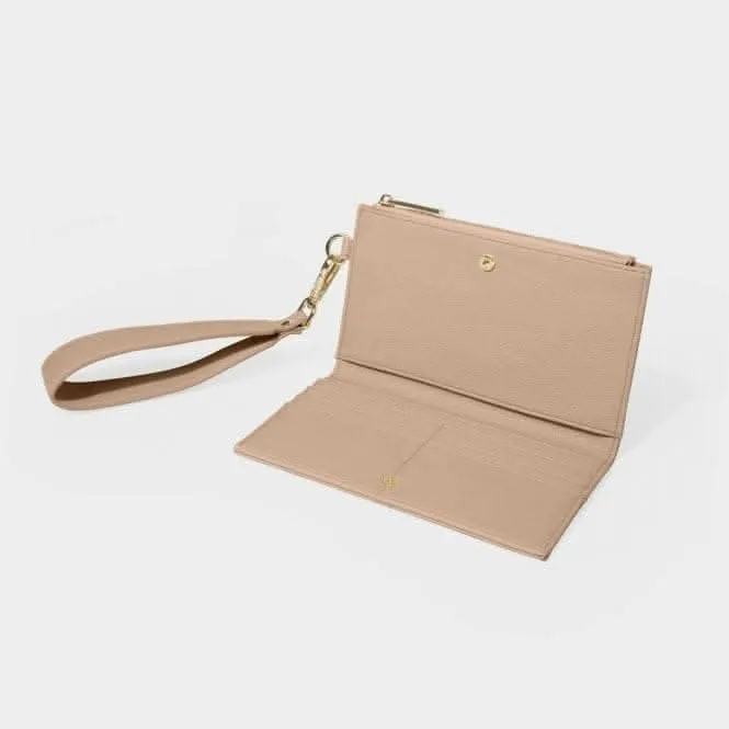 Tan Zana Fold Out Wristlet Purse KLB2899 Katie Loxton Jewelry And Accessories