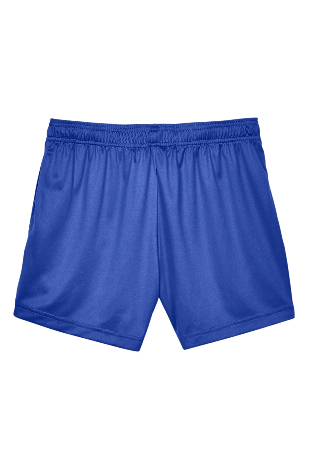 Team 365 Womens Zone Performance Moisture Wicking Shorts w/ Pockets - Royal Blue
