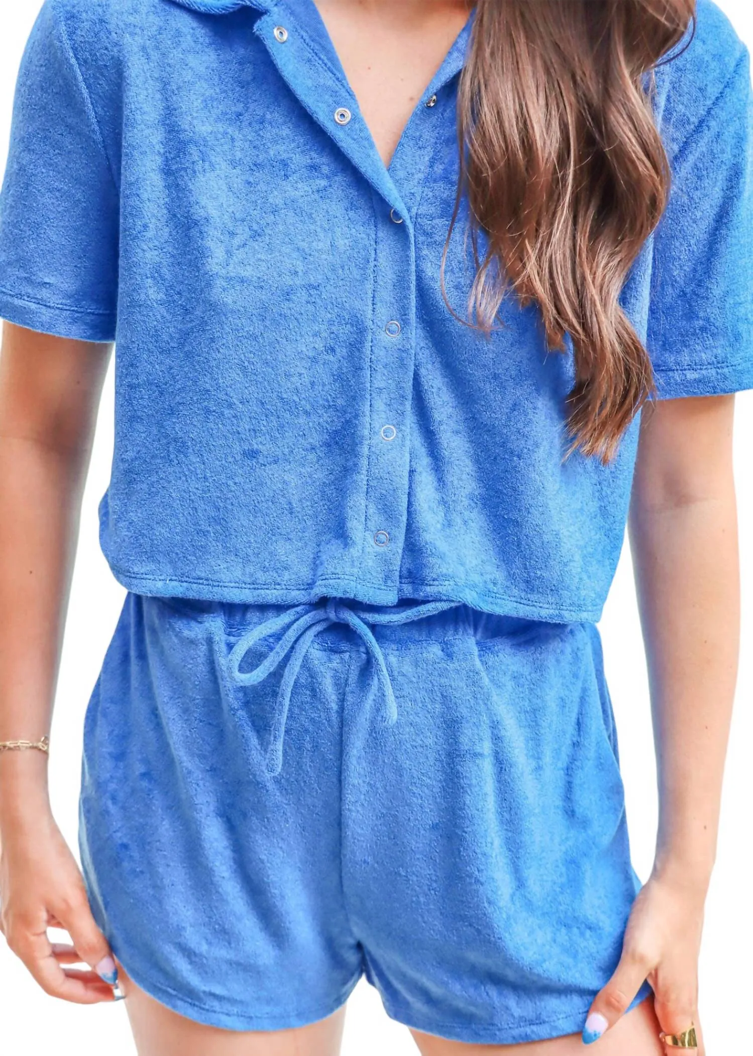 Terry Shorts In Blue