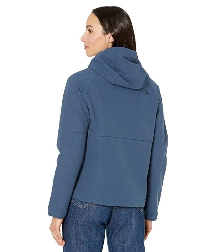The North Face Camden NF0A7UKLLNL Womens Shady Blue Soft Shell Hoodie 2XL DTF697