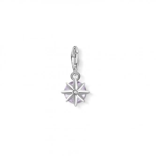 Thomas Sabo Amethyst June Birthstone Charm 1788-169-13 Thomas Sabo Collectable Charms