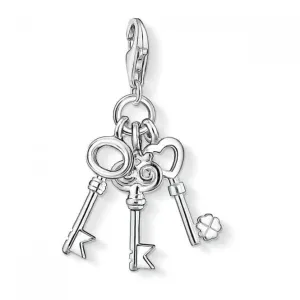 Thomas Sabo Charm Club Silver  Keys Charm 0749-001-12 Thomas Sabo Collectable Charms