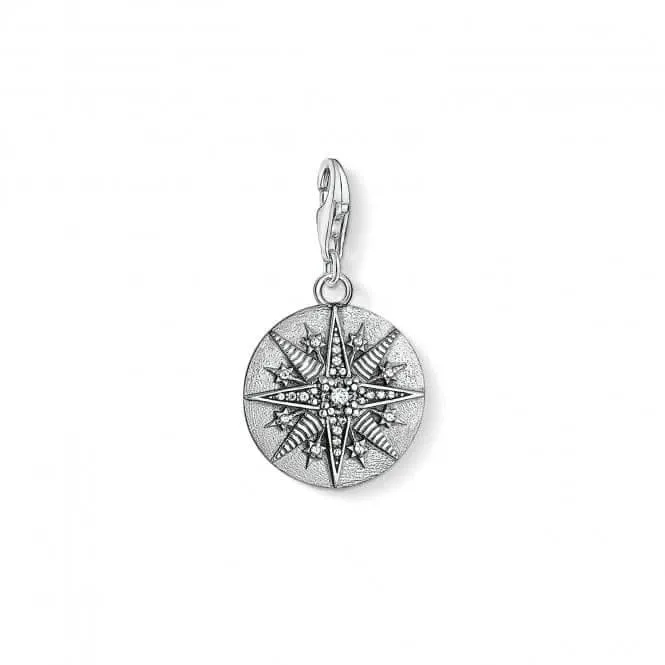 Thomas Sabo Charm Club Silver Star Coin Charm Pendant 1716-643-14 Thomas Sabo Collectable Charms