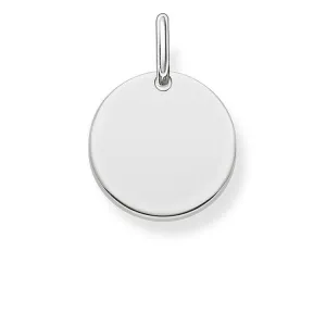 Thomas Sabo Jewellery Thomas Sabo Love Bridge Sterling Silver Disc Pendant