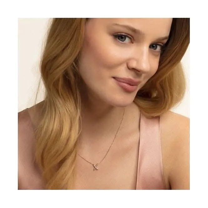 Thomas Sabo Ladies Rose Gold X Necklace KE1657-416-14-L45v Thomas Sabo Necklaces