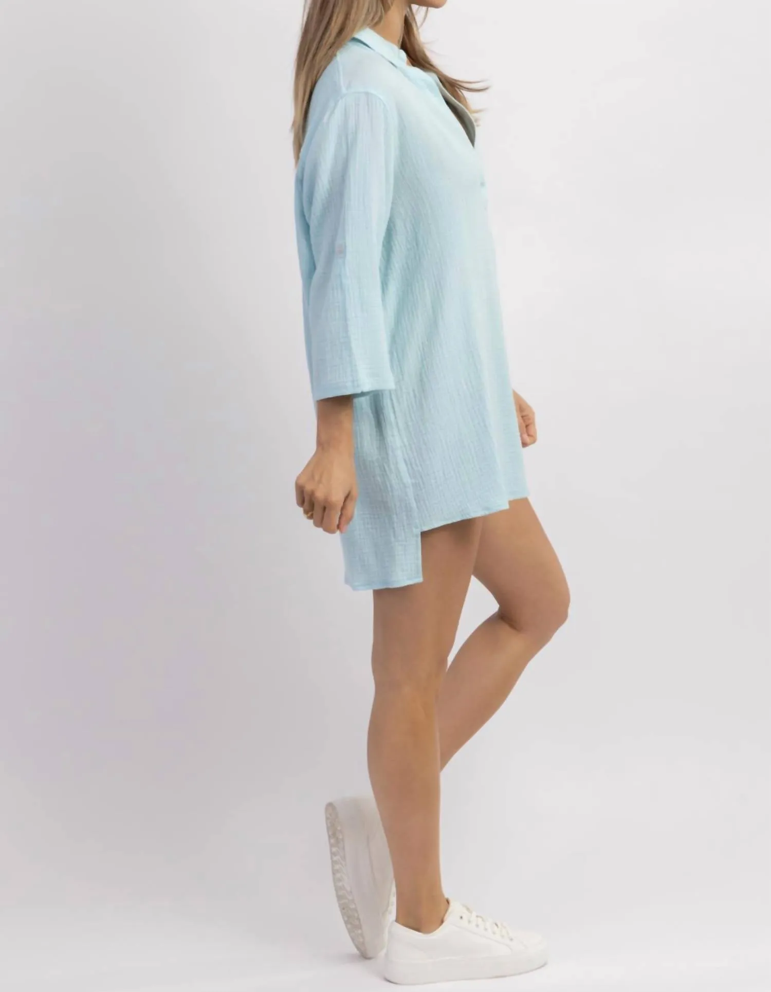 Three Day Weekend Coverup In Aqua