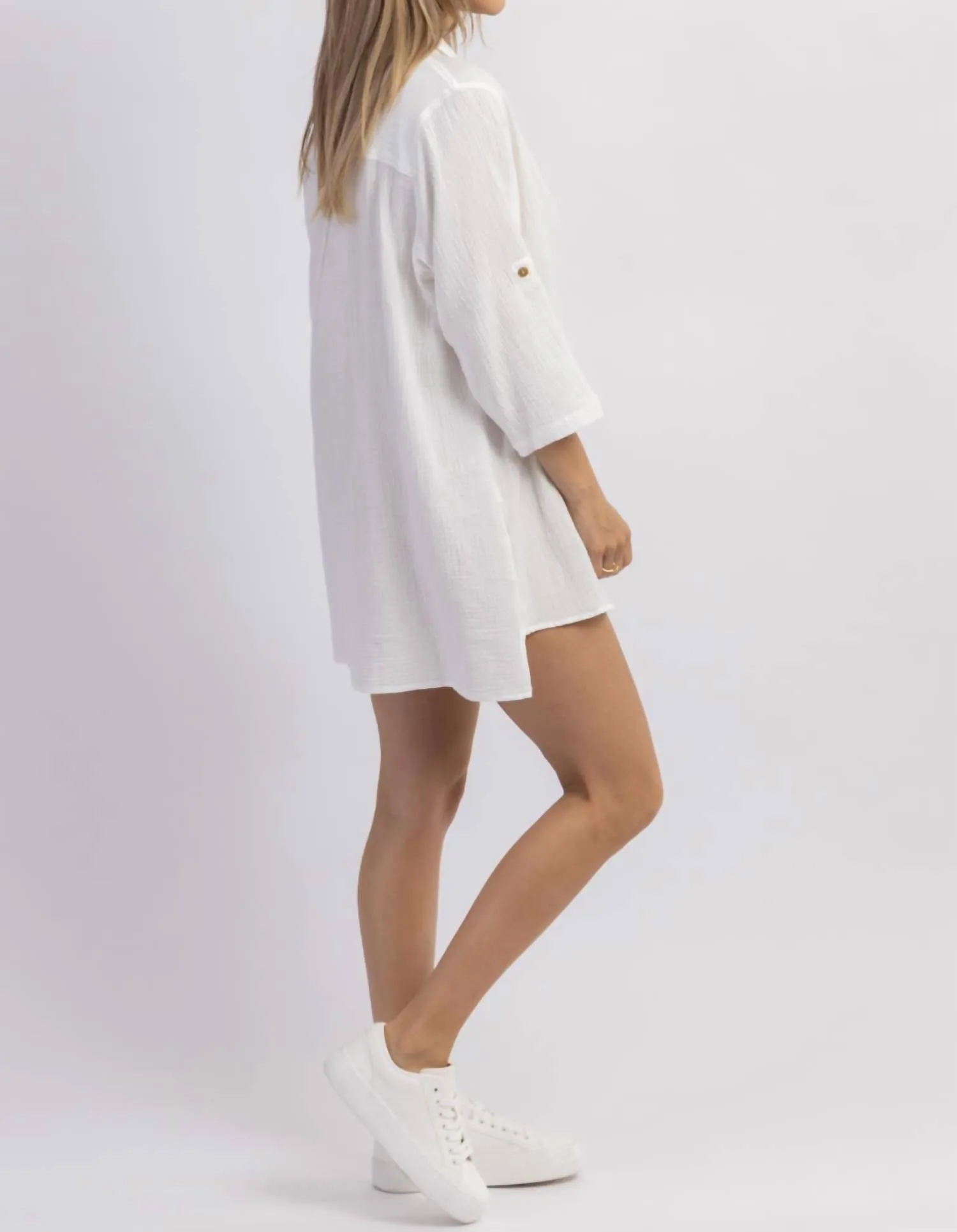 Three Day Weekend Coverup In White