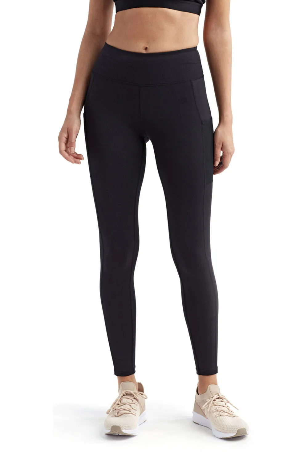 TriDri Womens Danica Leggings w/ Pockets - Black