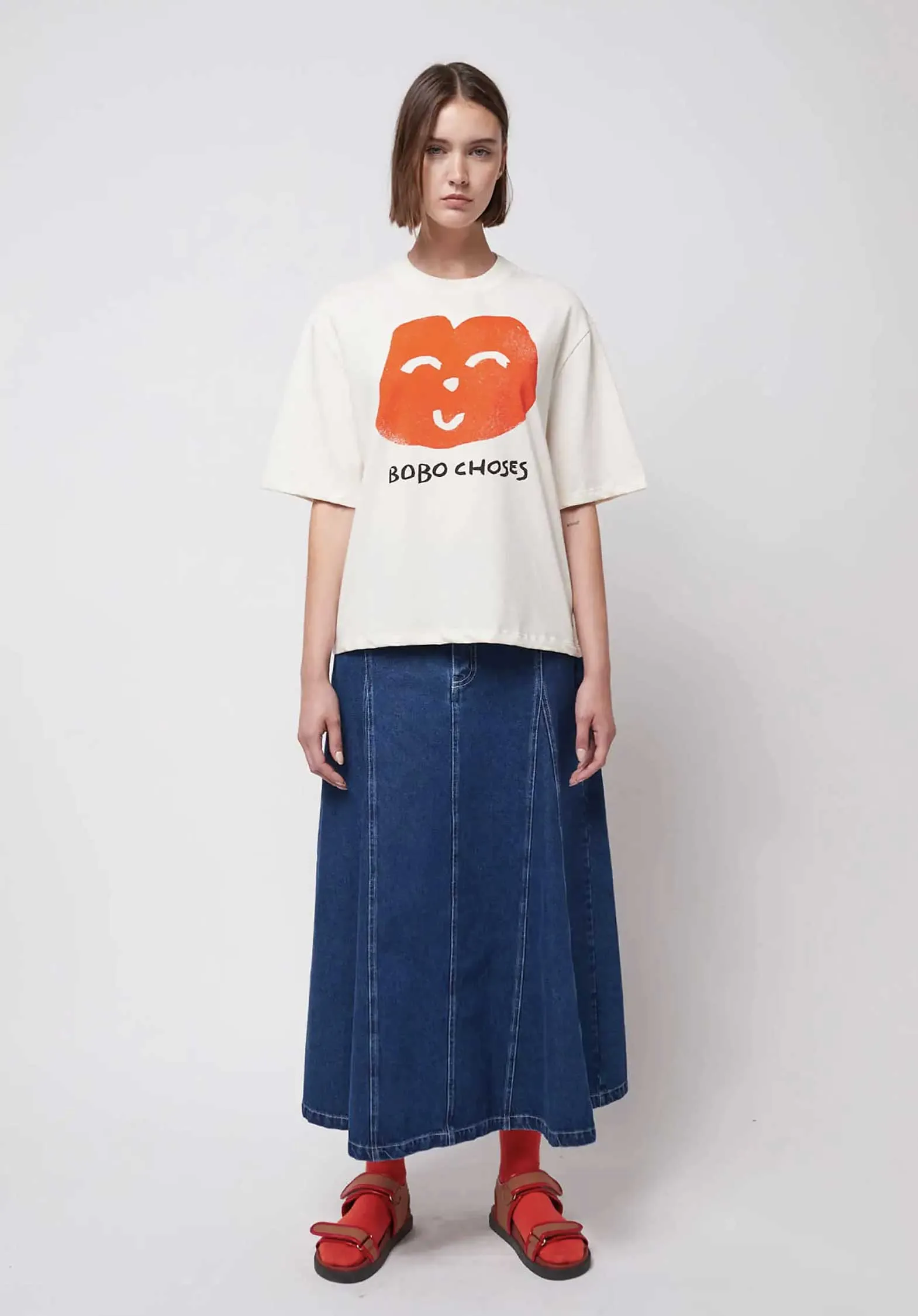 Tshirt Joyful Face 125ad008 White