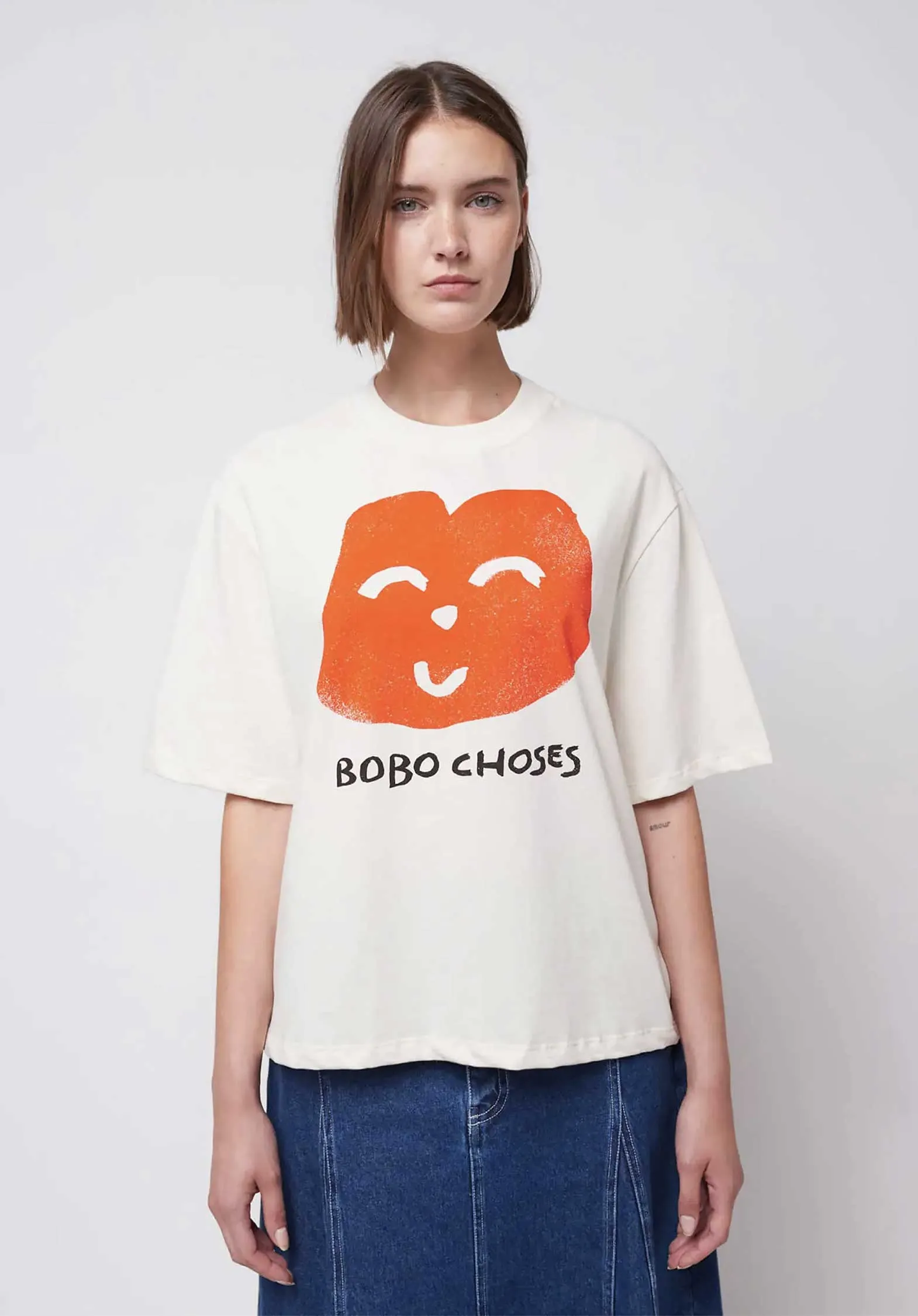 Tshirt Joyful Face 125ad008 White
