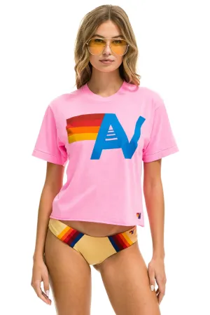 Tshirt Logo Boyfrien Wtcl Neon-Pink