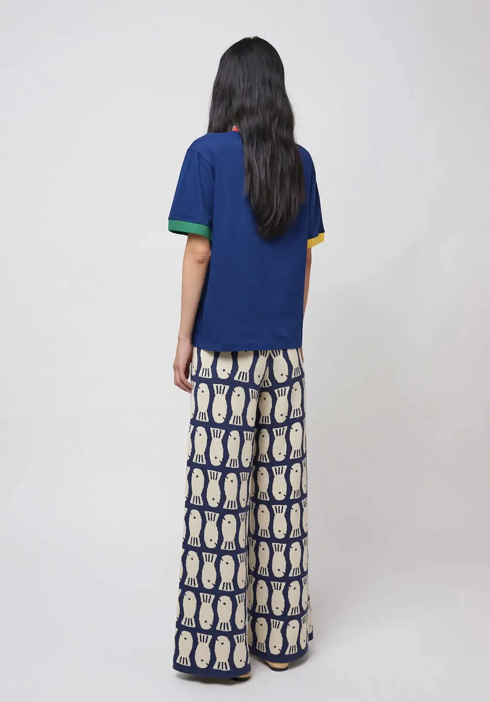 Tshirt Logo Embroi 125ad007 Navy-Blue