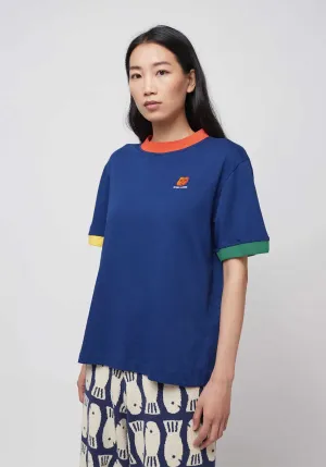 Tshirt Logo Embroi 125ad007 Navy-Blue