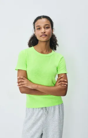 Tshirt Son28g Pomme-Fluo