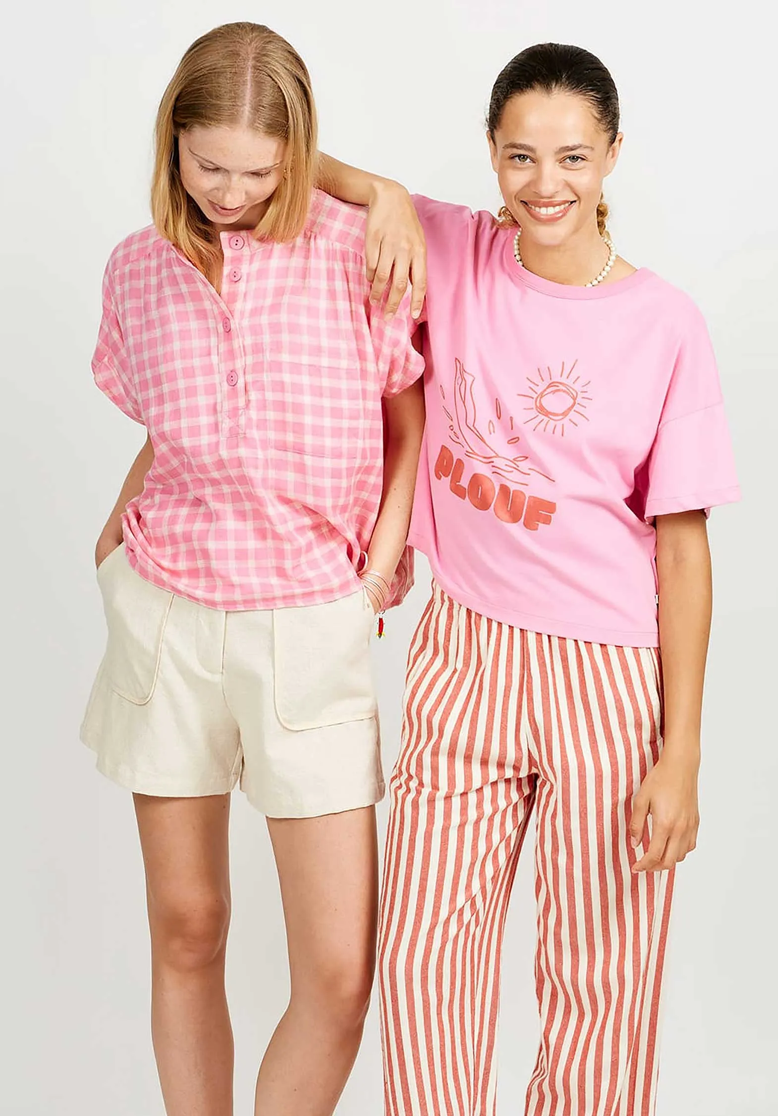 Tshirt Wt01 Plouf Femme Rose-13