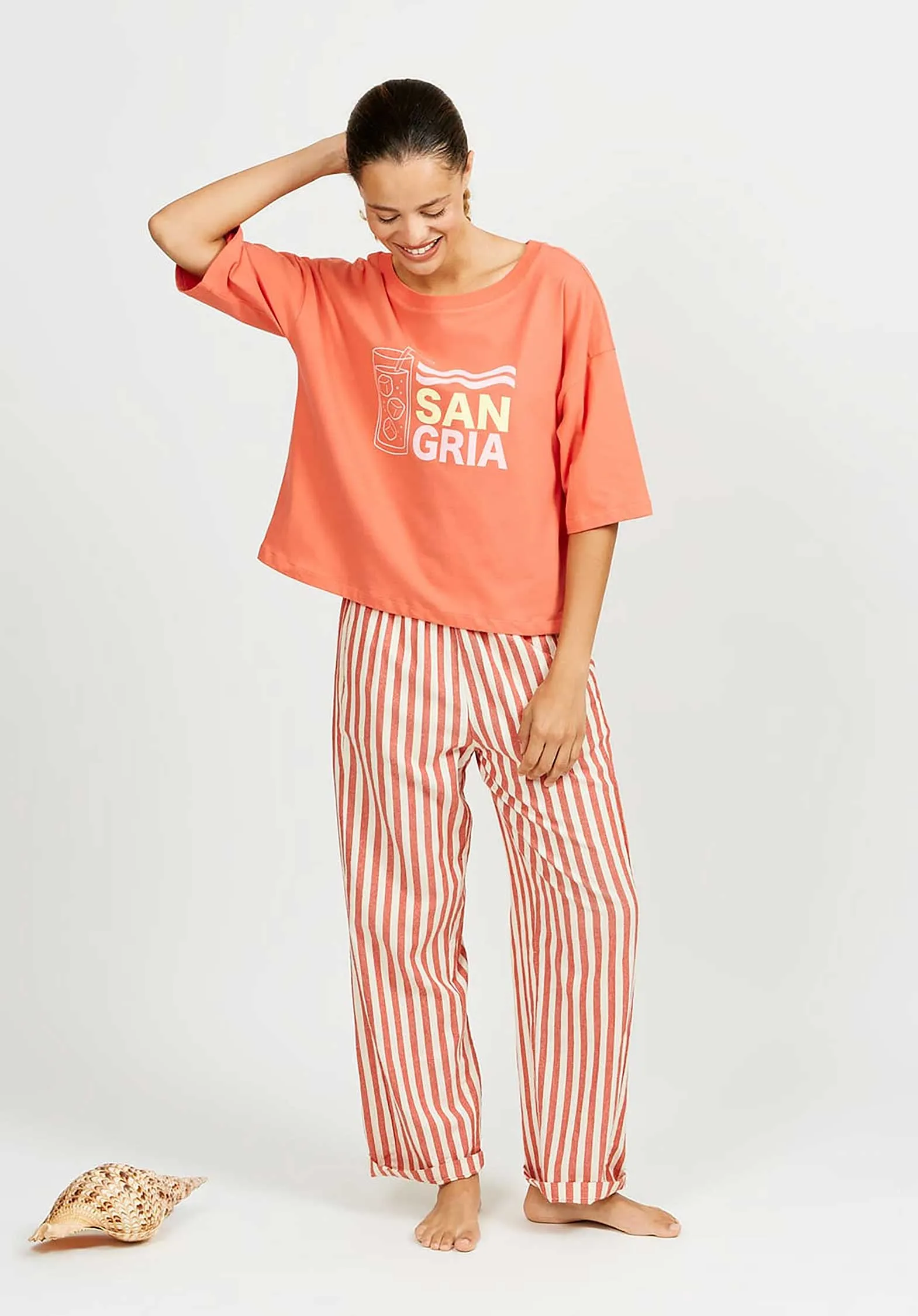 Tshirt Wt38 Sangria Femme Rouge-30