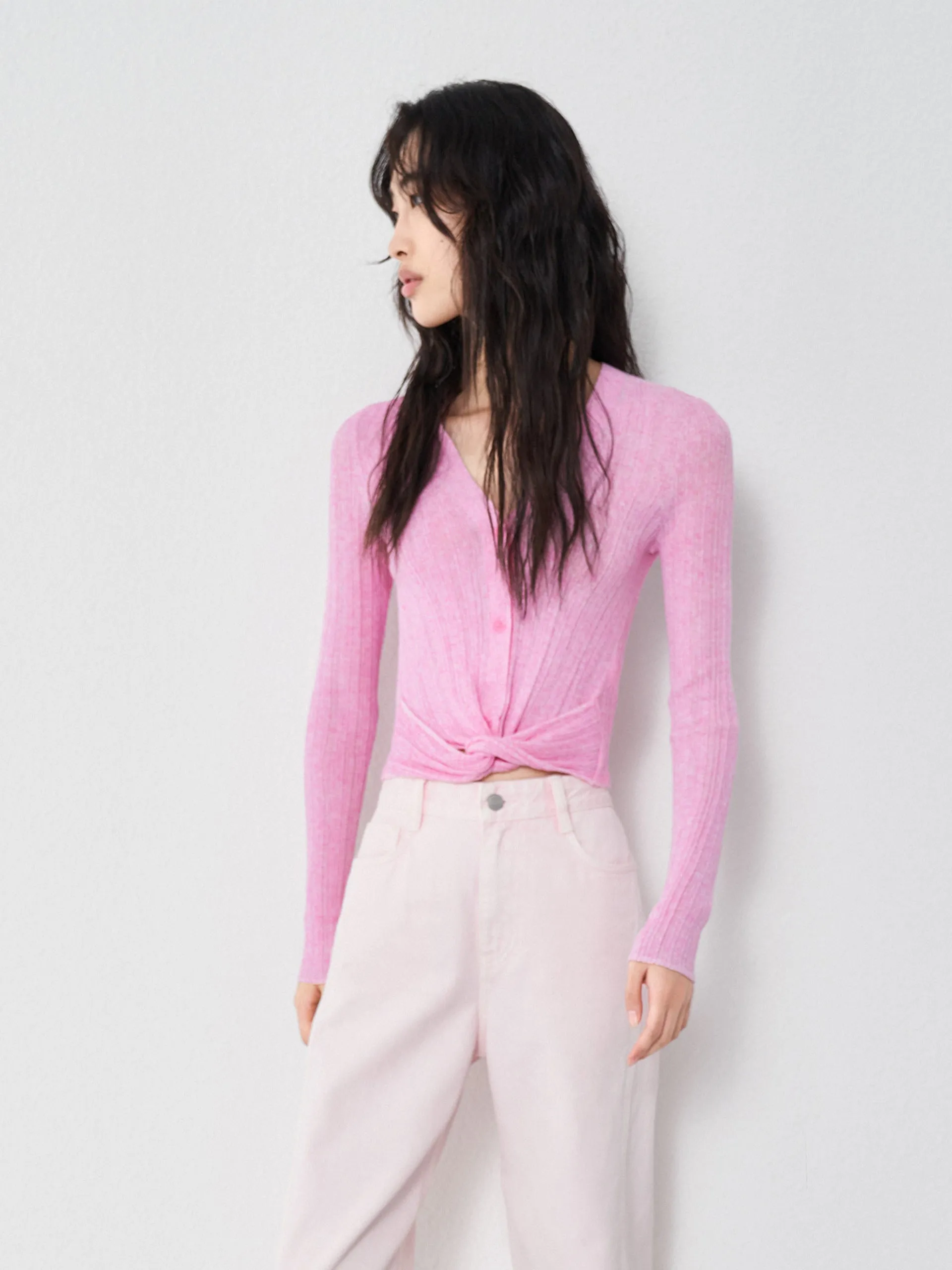 Twist Detail Knit Top
