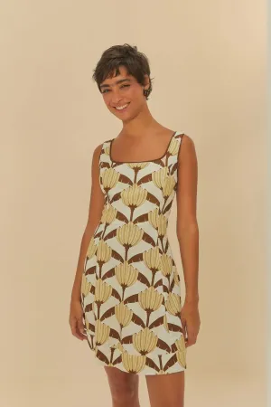 Vestido Curto Banana Deco
