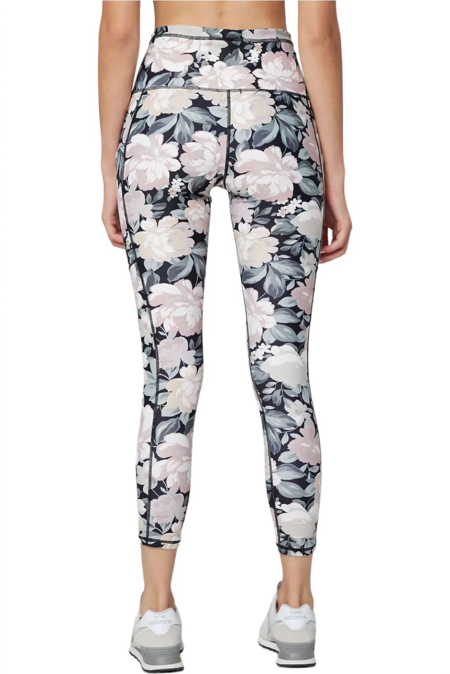 Vintage Petal Legging In Black