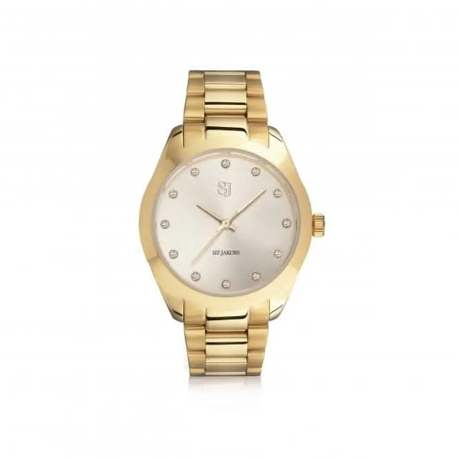 White Zirconia Joelle Watch SJ-W1042-CZ-YG Sif Jakobs Jewellery
