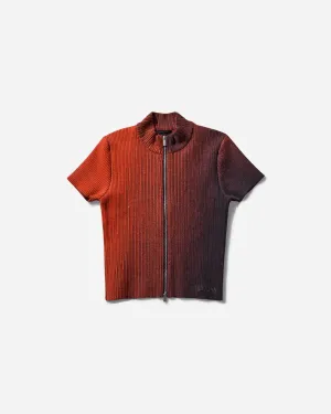Women's Air Jordan Full-Zip Knit Top Cave Purple / Mantra Orange