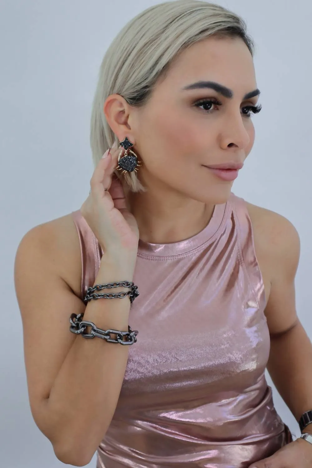 Women's Alameda Sleeveless Top In Rose Gold
