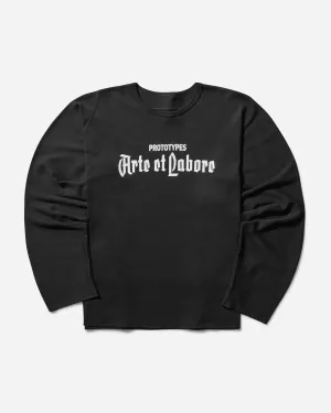 Women's Arte et Labore Box Longsleeve T-Shirt Black