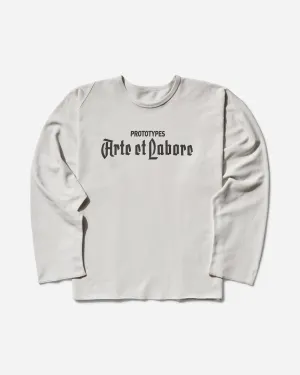 Women's Arte et Labore Box Longsleeve T-Shirt White