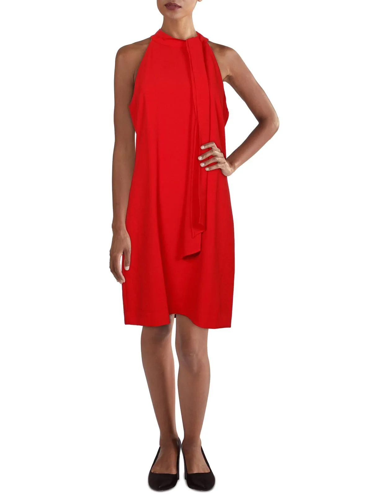 Womens Boho Short Halter Dress