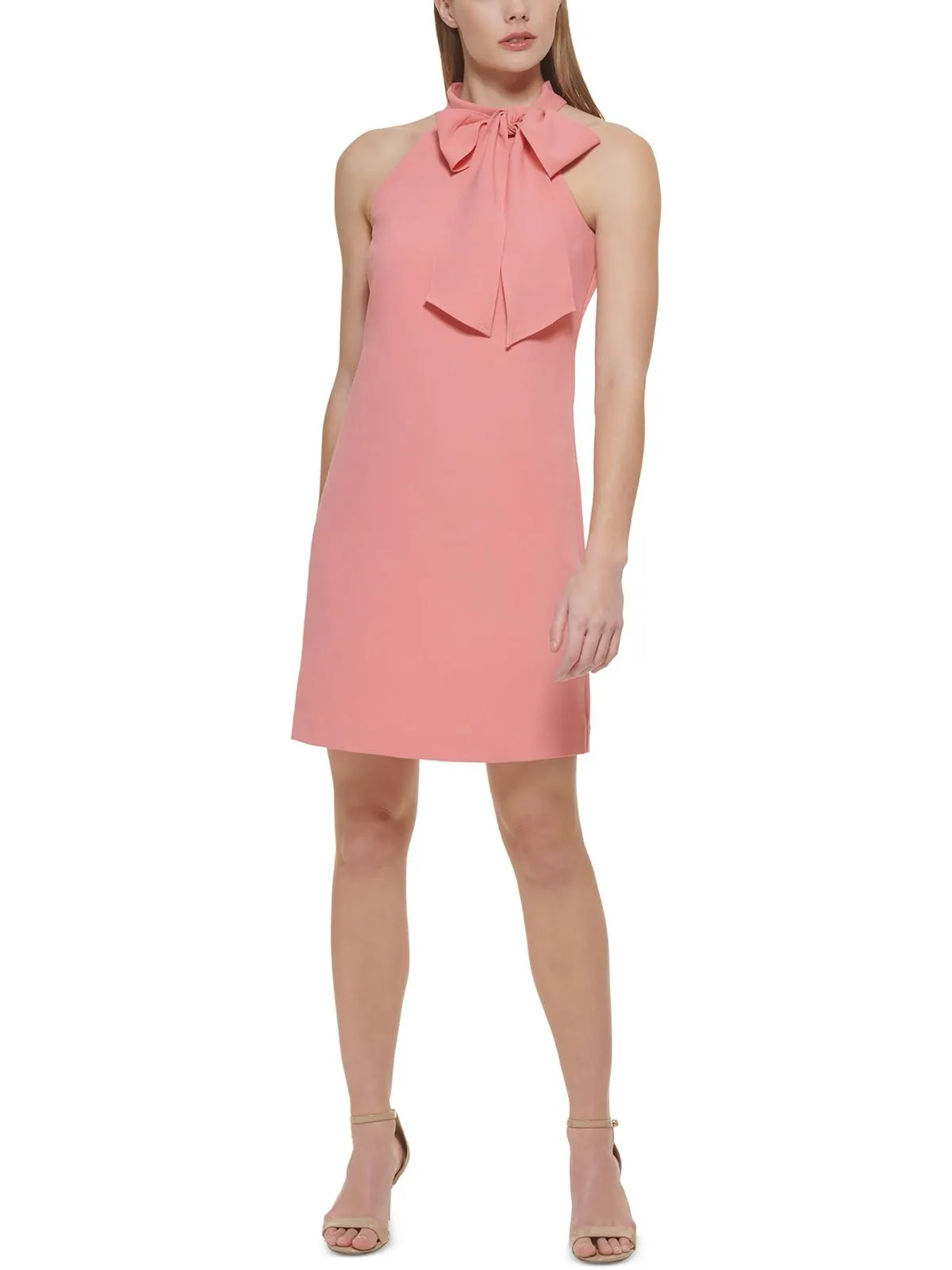 Womens Boho Short Halter Dress