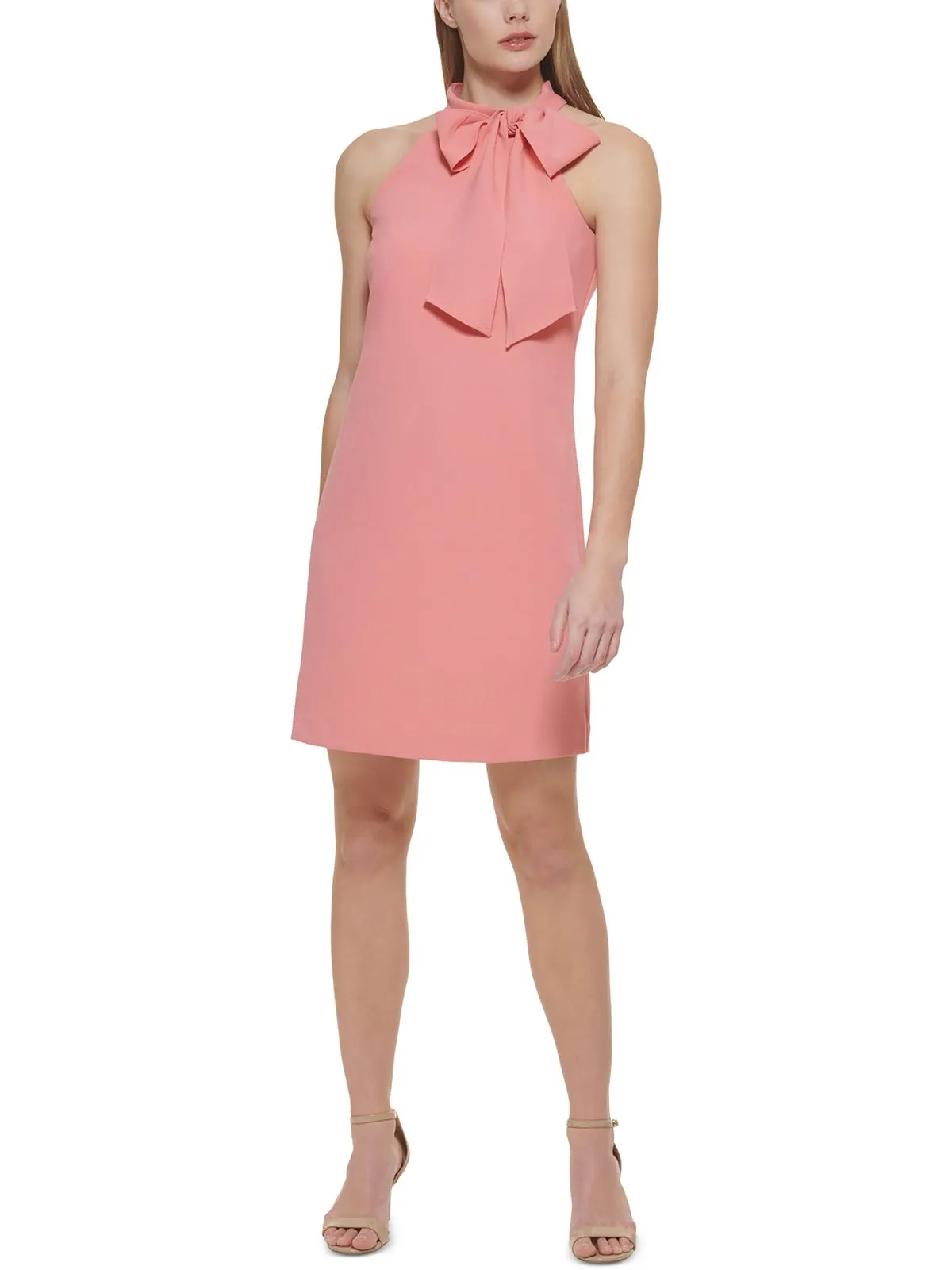 Womens Boho Short Halter Dress