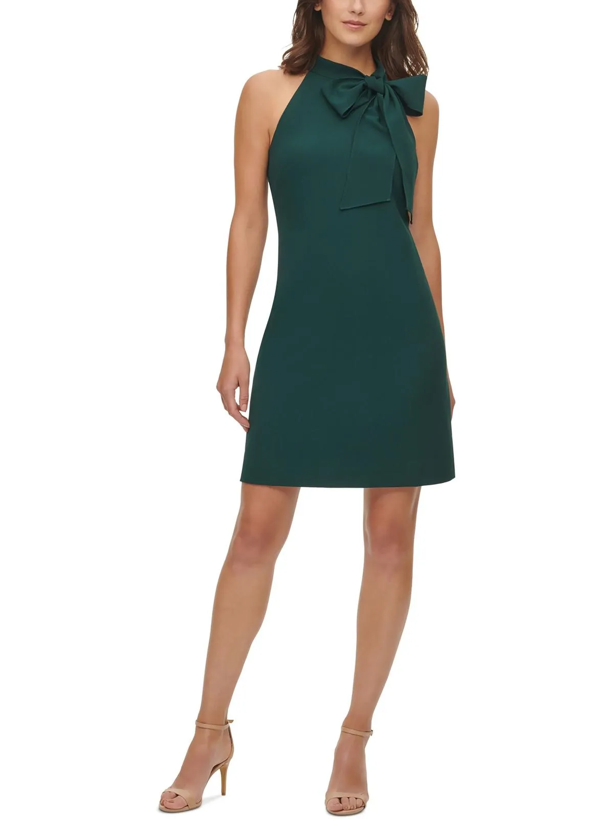Womens Boho Short Halter Dress