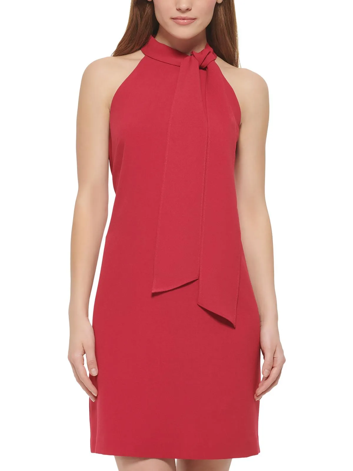 Womens Boho Short Halter Dress