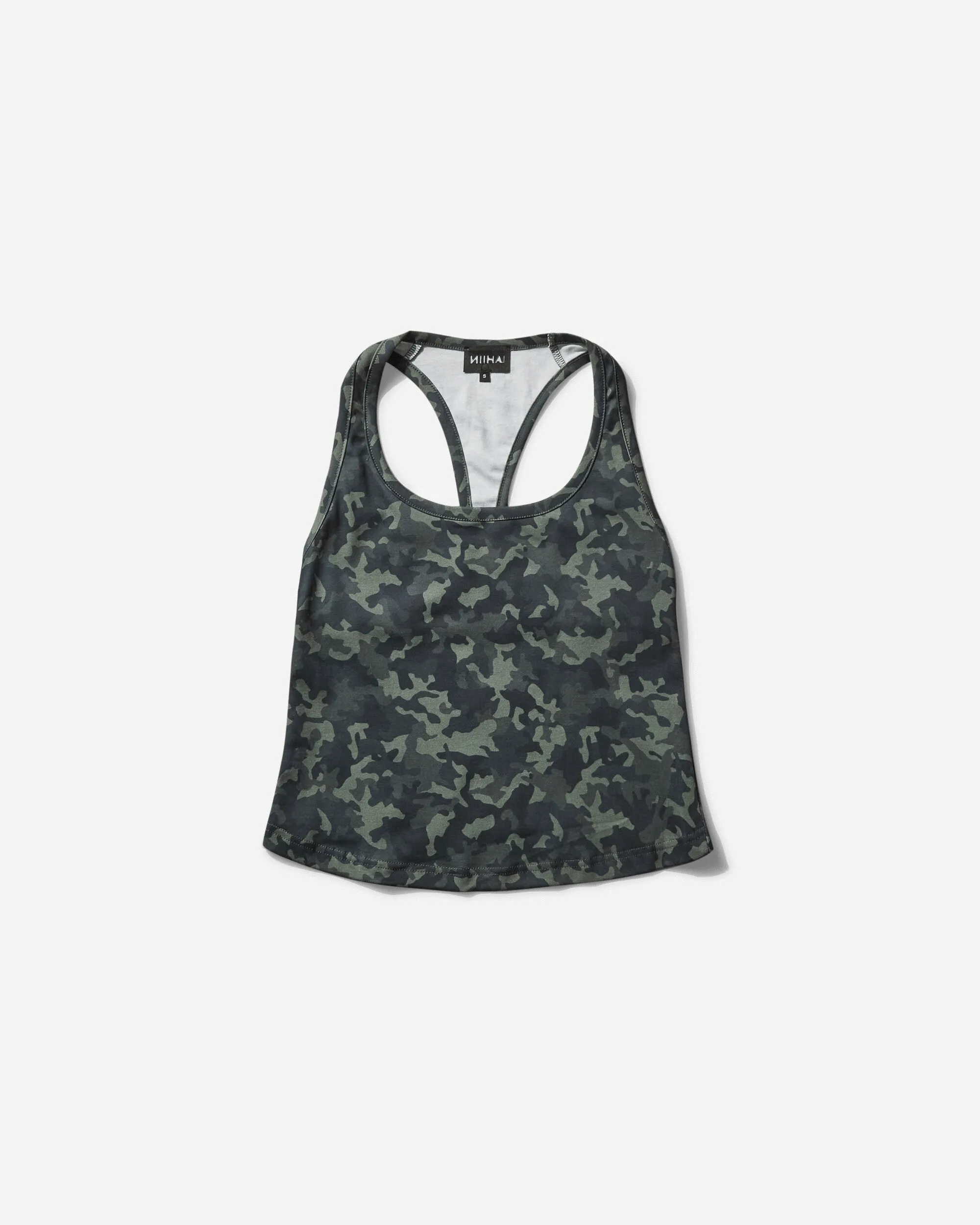 Women's Camo Print Vest Top Green