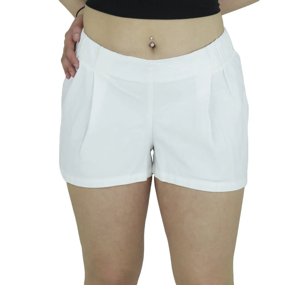 Women's Casual Short,White
