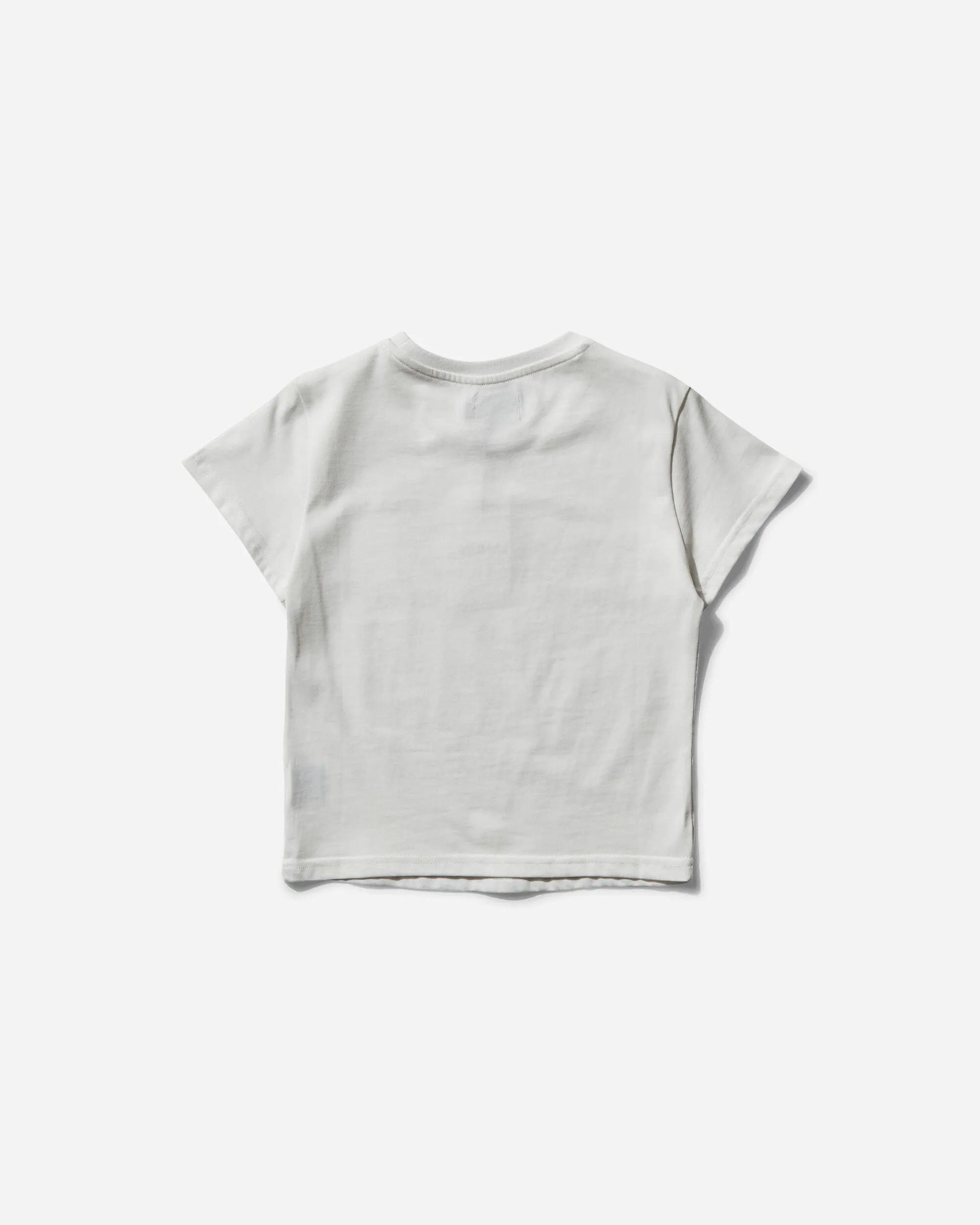 Women's Champagne Baby Tee White