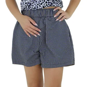 Women's Checked Nylon Short,Muti